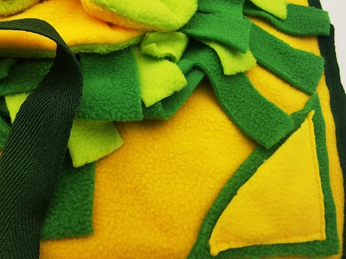 Dogs Snuffle Mat Pet Feeding Mats Puppy Sniffing Pad,Cat Doggies Interactive Puzzle Toys for Multiple Breeds Encourages Natural Foraging Skills,Training and Stress Release (Yellow)