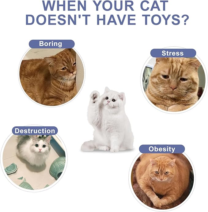 SILVERVINE Magic Cat Toy Wand with Fish – Interactive Cat Toys for Indoor Cats, Kittens & Bored Adults | Adjustable Fishing Pole Teaser with Feathers(Random Selection of 1 Out of 2)