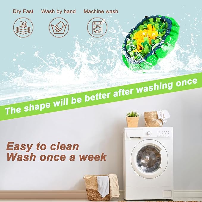 Snuffle Mat for Dogs Sniffing Feeding Mat,Dog Snuffle Mat Slow Feeding Bowl Dog Anti-Slip Nose,Adjustable Dog Digging Toys Encourages Natural Foraging Skills and Mental Stimulation (Green)