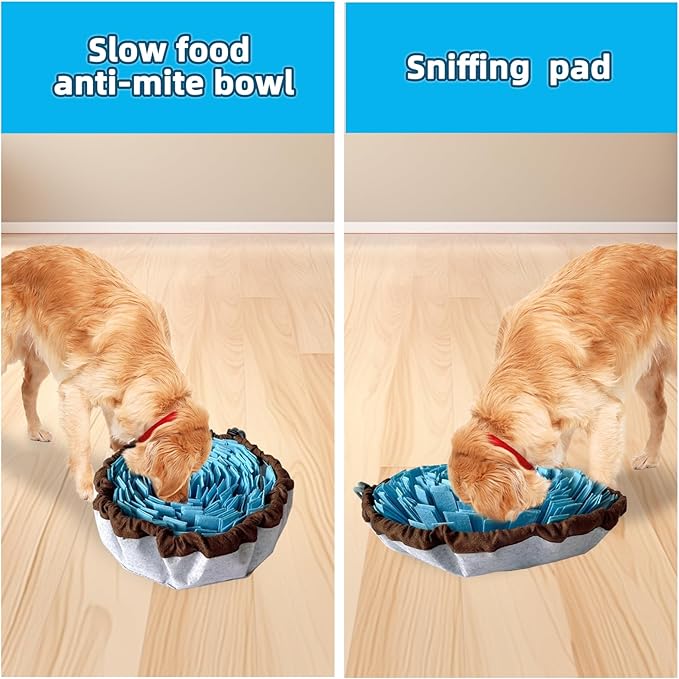 Snuffle Mat for Dogs-Cats-Dog Puzzle Toys, Adjustable Pet Foraging mat for Smell Training, Vivifying Snuffle Mat for Dogs,Dog Digging Toys Encourages Natural Foraging Skills and Mental Stimulation
