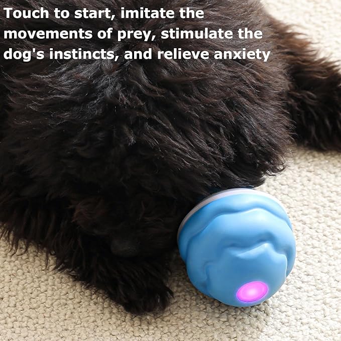 Smart Chase Pet Toy Ball, Yobensun Dog Toy, Interactive Dog Ball, Automatic Chase Modes, Chew-Proof Rechargeable Smart Jumping Ball Dogs Toy for Boredom&Daily Training