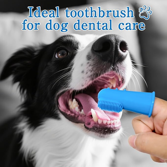 108 Pcs Dog Toothbrush Dog Finger Brushes, Soft Pet Toothbrush Pet Oral Care Dental Brush Easy Teeth Cleaning for Small Cats and Puppy