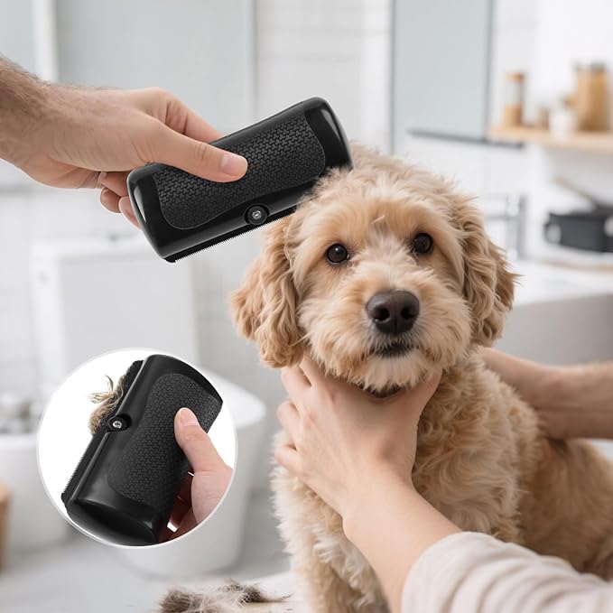 Deshedding Dog Brush, Groompro Deshedding Brush for Cats, Dogs, Rabbits, Horses, Ergonomic Pets Groomer for Matted Hair, Loose Hair
