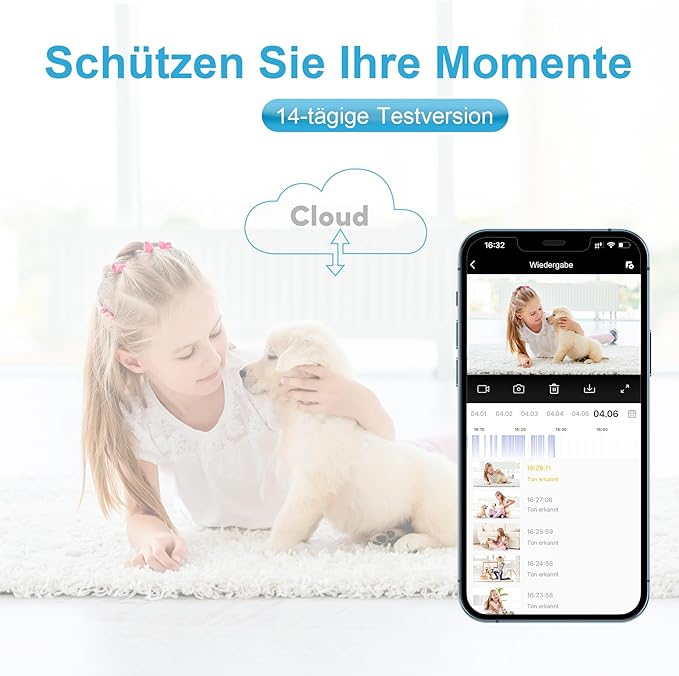 owltron Indoor Security Camera 5MP, 5GHz/2.4G WiFi Camera with IR Night Vision, Smart Home Security Cam with Motion Detection/Two Way Talk