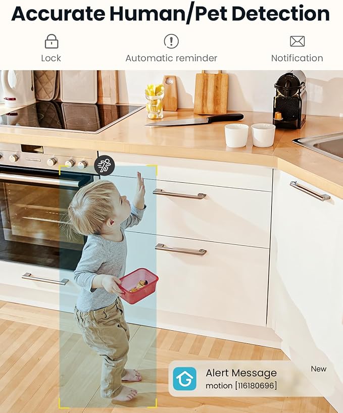 ieGeek 2K Indoor Home Security Cameras,360° Pet Camera with Auto Tracking, Motion & Sound Detection,3MP Night Vision, 2.4G/5G WiFi Dog Camera with Phone App, Cloud & Memory Storage, Works with Alexa