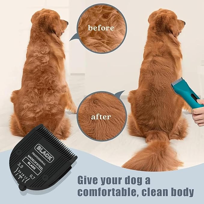 1PCS Adjustable 5 in 1 Replacement Blades Compatible with Wahl 5 in1 Clipper Bravura, Chromado, Creativa, Figura, Motion, Supergroom Dog Grooming Clippers (Black)