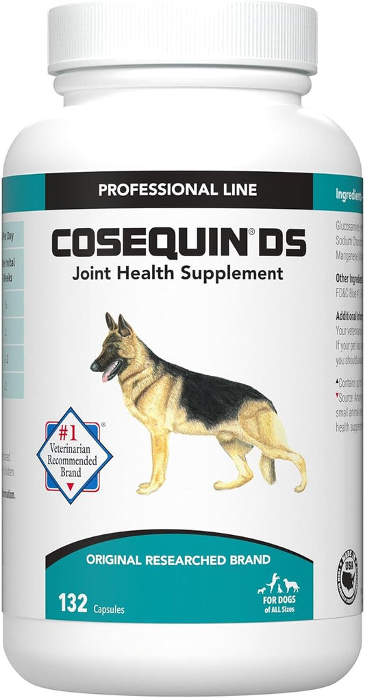 Nutramax Cosequin for Dogs Joint Health Supplement, Contains Glucosamine for Dogs, Plus Chondroitin, Supports Healthy Joints, Sprinkle Capsules, 132 Count