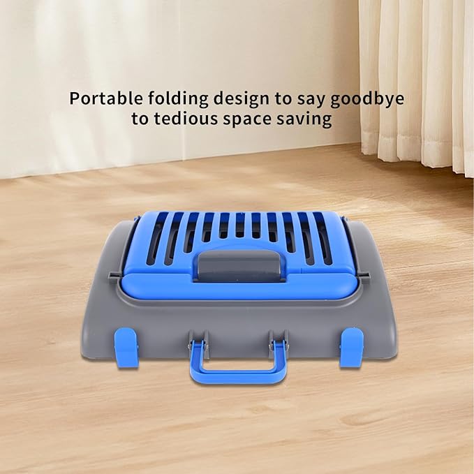 Foldable Travel Cat Carrier 14 * 14 * 18 inches Sport Designs Plastic Carrier, Blue