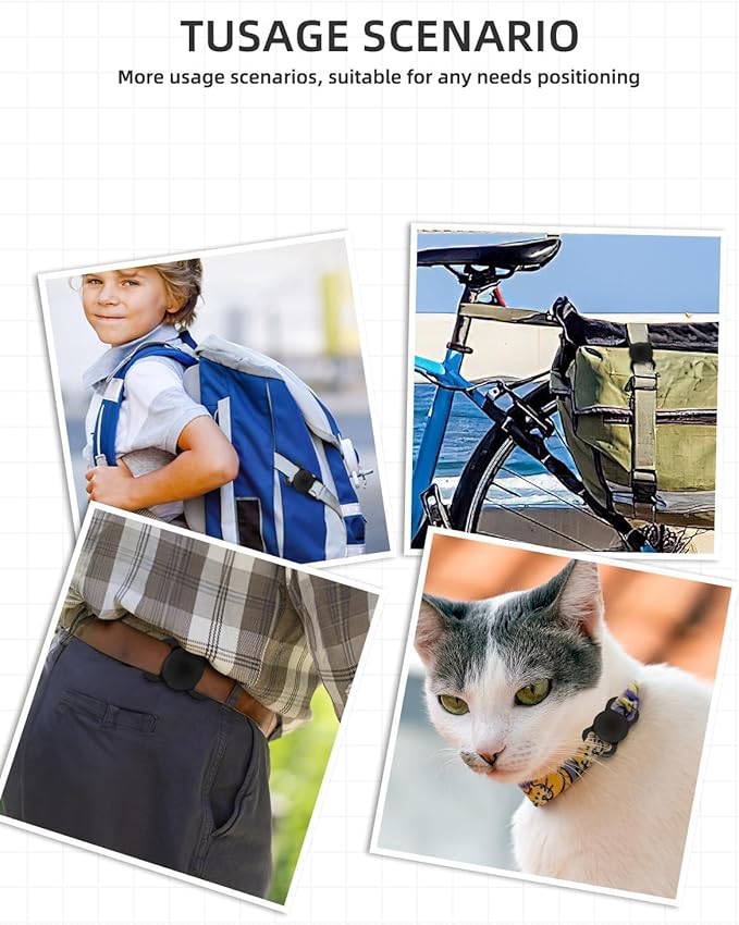 VB GPS Tracker for Dogs (1 Pack), Mini GPS Cat Tracker, Smart Pet Activity Tracker (iOS Only), No Monthly Fee, Compatible with Apple Find My, Anti-Lost, Finder Tag