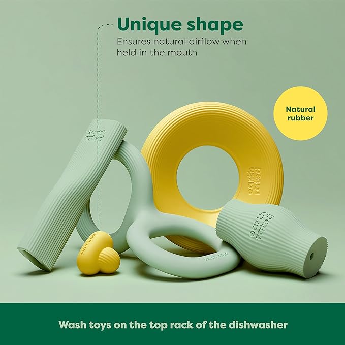 Earth Rated Dog Ball, Interactive Fetch Toy for All Breeds, Comes in Multiple Sizes, Made with Natural Rubber, Perfect for Indoor and Outdoor Use, Large, Yellow