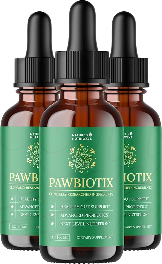 Pawbiotix Liquid probiotics for Dogs - Dog probiotics for Digestive Health | 100% Natural Dog Gut Health probiotics | probiotics for Dogs | Original Formula, Beacon Flavor, 1oz, 3 Month Supply