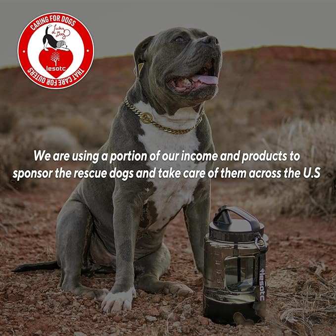 Dog Water Bowl Dispenser 77oz, Large Pet Dog Water Bottle Portable with Pull-Out Travel Water Bowl for Dogs, Portable Water Bowl for Dogs on The Go, Camping Essentials Hiking Traveling Accessories