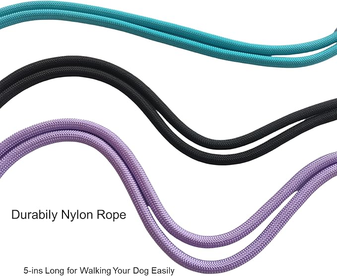 Hands Free Dog Leash,Adjustable Bungee Waist & Crossbody Leash with Comfortable Handle,Heavy Duty Nylon Rope for Small to Large Dogs,Safety Lock for Running,Hiking,Walking (Purple)
