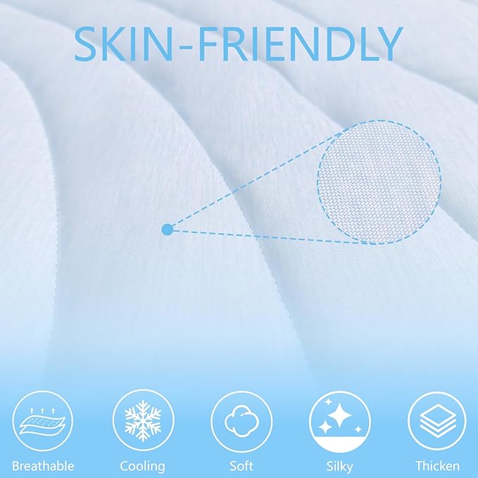 BECEMURU Dog Cooling Mat - 36" x 23" Thickened Cooling Pad Blanket for Crate, Kennel, Bed, Sofa - Machine Washable, Durable, Non-Gel - Keep Your Pet Cool and Comfortable