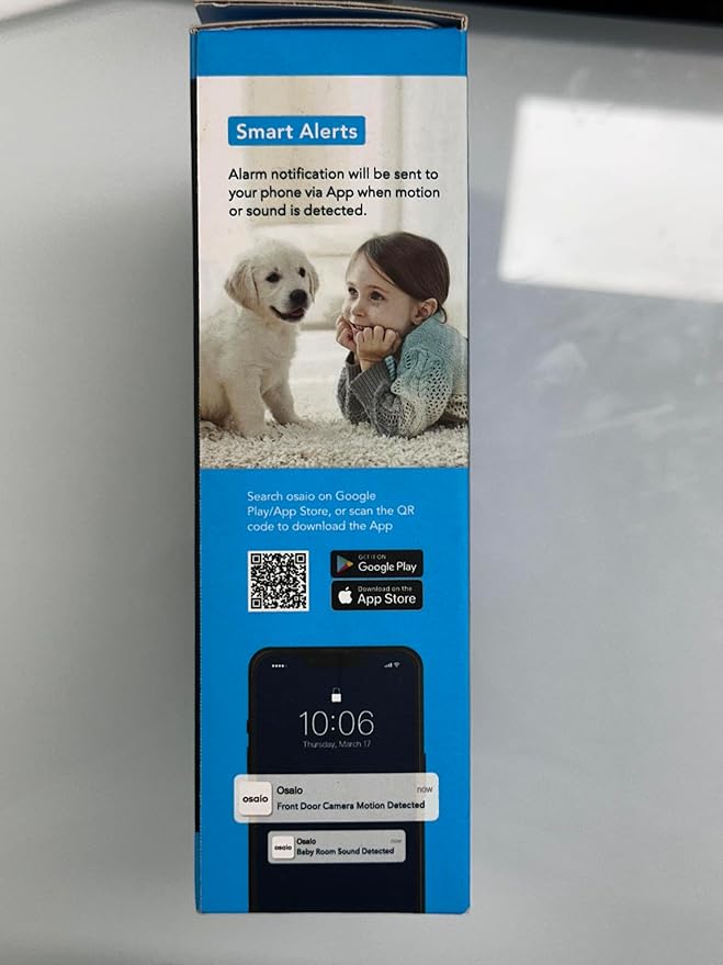 GNCC Indoor Security Camera, 2 Packs 1080PCameras for Home Security Wi-Fi Cameras, Motion/Sound Detection, Night Vision, 2-Way Audio, Real-Time Alert, Cloud & SD Card Storage, 2.4G WiFi Only