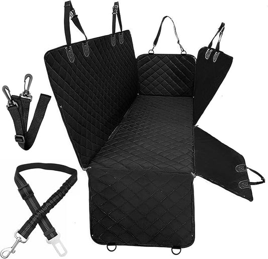 ICWEIMEI Dog Car Seat Cover, Waterproof Back Seat Covers for Dog Travel Non-Slip Pet Car Seat Protector Pet Car Seat Cover for Cars Trucks SUV