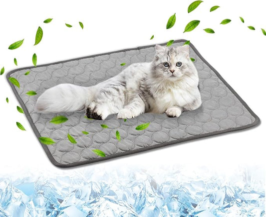 Dog Cooling Mat,2025 New Pet Cooling Mats,Washable Portable Pet Coolings Pad for Dogs & Cats Sleeping Mats for Summer,Portable Dog Cool Bed for Home & Outdoor, Keep Cool(M)