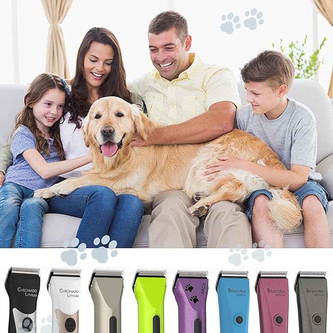 5 in 1 Fine Replacement Blades Compatible with Wahl Bravura Clipper Chromado,Creativa,Figura Dog Clippers for Dogs Grooming