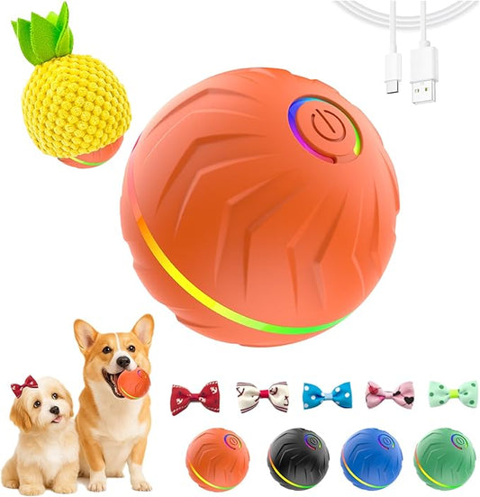 2026 T01 Interactive Dog Toys, Vibrating Dog Ball Motion Activated Dog Toy for Small, Medium, Large Dogs, USB Rechargeable Smart Moving Dog Toy for Indoor and Outdoor Play, Dog Toys to Keep Them Busy