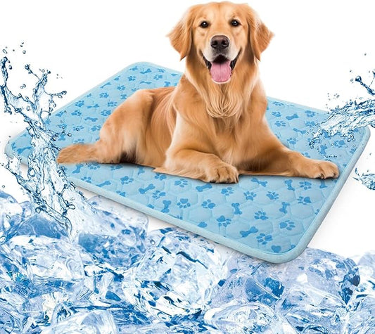 Dog Cooling Mat, Pet Cooling Mat for Dogs and Cats, Portable Summer Dog Cool Pad,Cool Bed for Pets, Premium Pet Cool Blanket for Summer