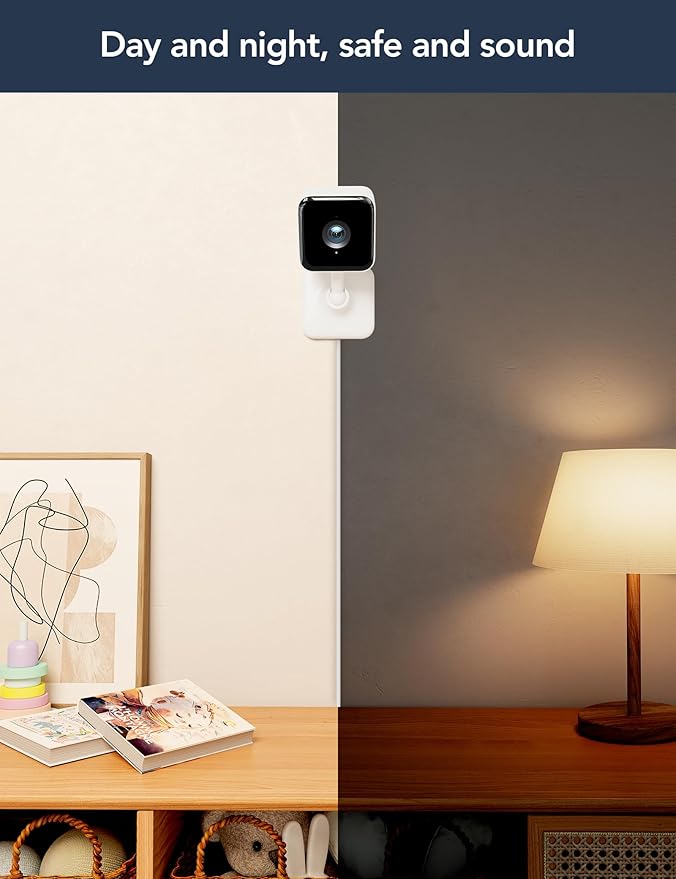 GNCC Baby Monitor with Camera and Audio, Baby Monitor WiFi Smartphone 2.4 GHz with Motion and Sound Detection, Pet Security Camera Indoor, 1080P HD Night Vision,Two-Way Audio, SD or Cloud Storage