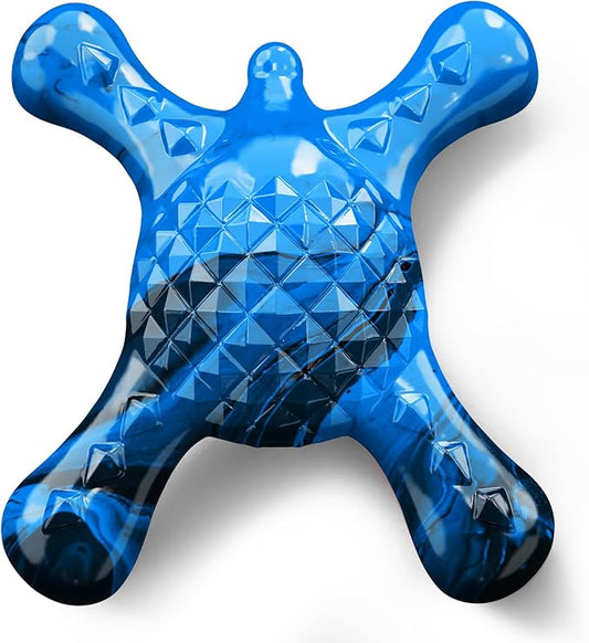 Dog Toys for Small Dogs, Nylon Indestructible Dog Toy for Small Dogs, Hedgehog Puppy Chew Toys with Bacon Flavor,Long Lasting, Puppy Teething Toys, Blue