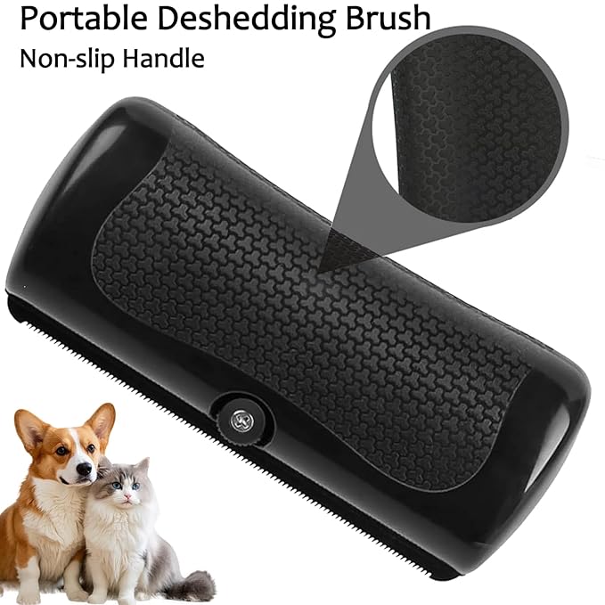 Deshedding Pet Brush, Grooming Brush for Dogs, Rabbits, Cats, Horses, Easy Long Hair Removal for Dogs, Pet Hair Remover Comb