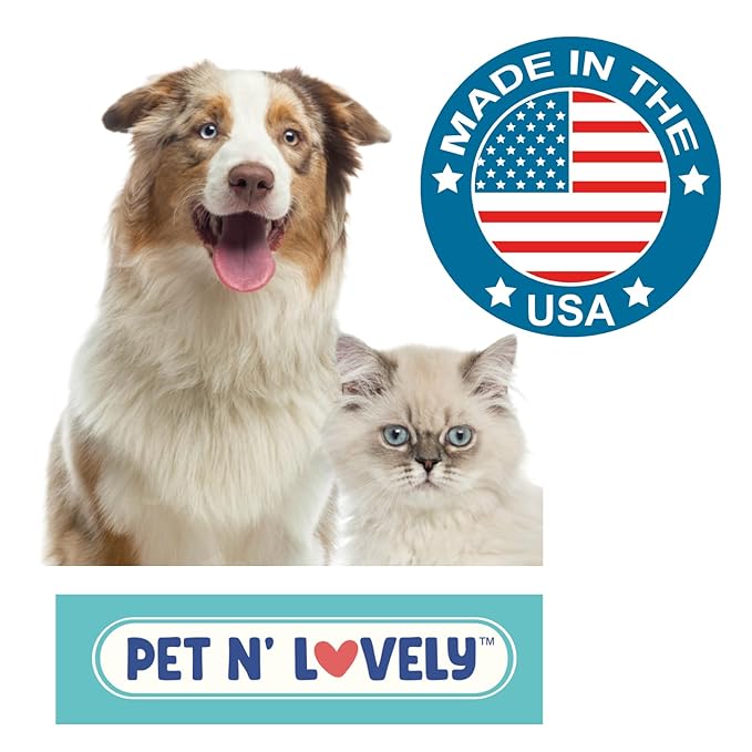 Pet N' Lovely Calming Leave-In DEODORIZER | Controls Odor | for Dogs and Cats | Detangles & Conditions | Fresh Long Lasting Scent | Convenient Spray Top for easy application | 12 Fl. Oz., Clear