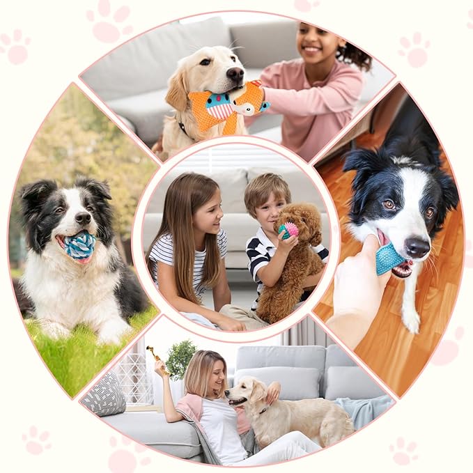 18-Pack Puppy Teething Toys - Interactive, Busy & Boredom Relief for Small Dogs