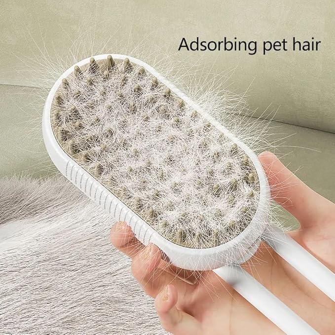 Catzcomfort Brush, Catzcomfort Cleaning Brush, Catz Comfort Steam Pet Brush/Spray Function, 3 In 1 Cat Steam Brush Water Brush for Cats, Pet Steam Brush for Cats Dogs