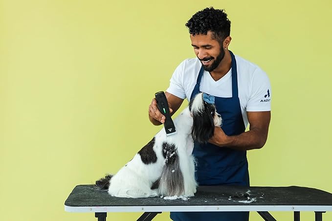 Andis 79170 Pulse Zr II 5-Speed Detachable Blade Clipper, Cordless Animal/Dog Grooming, Removable Lithium Ion Battery, LED Charge Light, Black