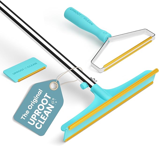 Uproot Cleaner Pro Pet Hair Remover Bundled with Mini Pet Hair Removal Tool for Couch & Xtra Carpet Fur Removal Tool - A True Fur-Riccane Survival Kit