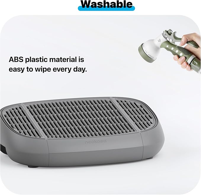 Neakasa Cat Pedal Step Stool with Filter Function, Easy to Clean Cat Litter Tray for M1 Open Top Self-Cleaning Litter Box