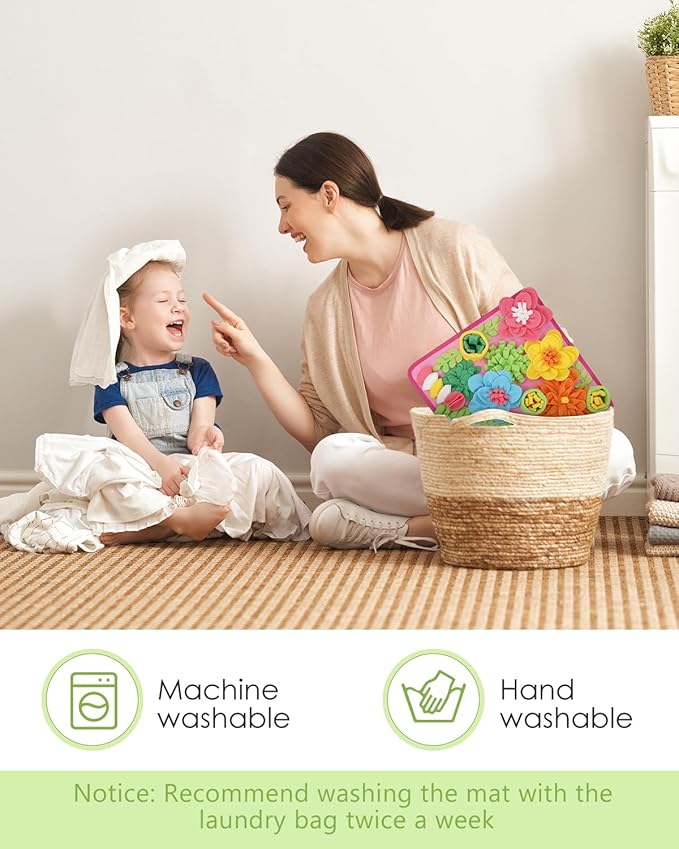 KeeKit Snuffle Mat for Dogs & Cats - Slow Feeding Mat for Small & Medium Breeds, Encourages Natural Foraging Skills, Durable Foraging Mat for Mental Stimulation, Pink