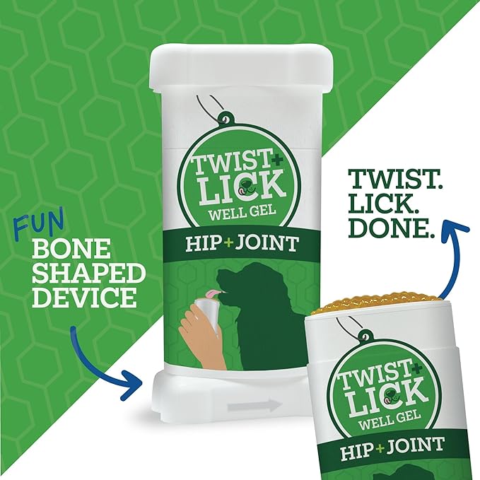Twist + Lick Hip & Joint Supplement for Dogs 2.3 oz