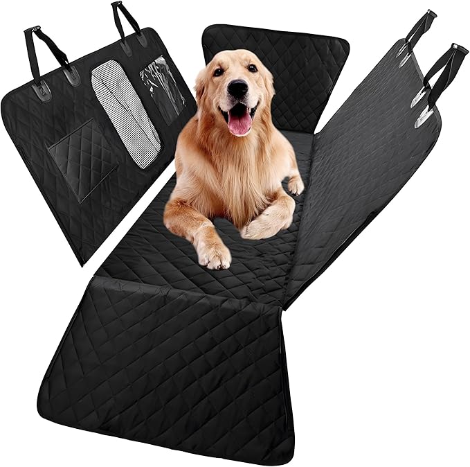 Dog Car Seat Cover Waterproof & Nonslip | Pet Seat Protector for Cars,SUVs,Trucks.