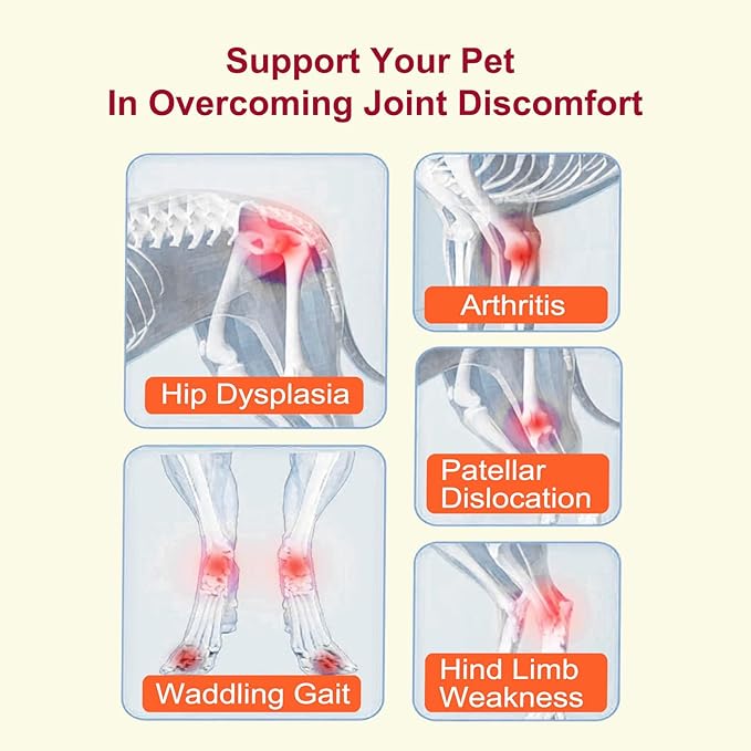 Advanced Dog Hip and Joint Supplement. 14 Active Ingredients, Glucosamine for Dogs Joint Health with Chondroitin, MSM, Turmeric, Omega 3. Joint Pain Relief Chews for Dogs of All Age Size Breed, 180pcs