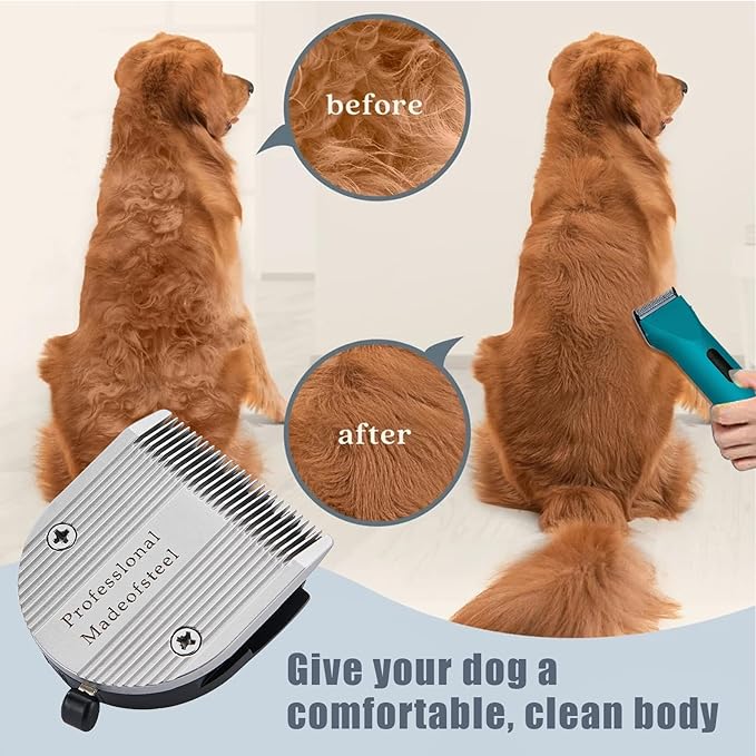 5 in 1 Fine Replacement Blades Compatible with Wahl Bravura Clipper Chromado,Creativa,Figura Dog Clippers for Dogs Grooming