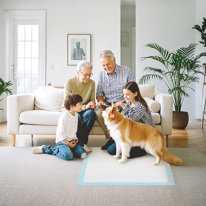 IMMCUTE Puppy Pads 30x28 Inches, 30 Count- Extra Large Super Absorbent Puppy Training Pads with Double Leak-Proof Layer | Thick Disposable Potty Pads for Dogs, Puppies & Pets | Odor Control, Quick Dry