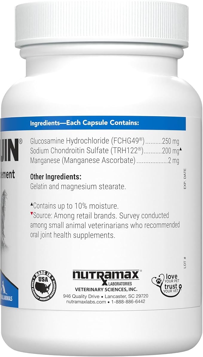 Nutramax Cosequin Single Strength Joint Health Supplement for Pets, 132 Count