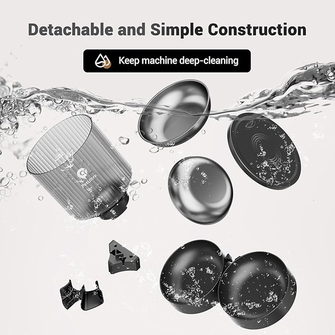 Automatic Cat Feeder for 2 Cats: Cat auto 2.4G WiFi - Timed Smart App Control 1-10 Meals| Automatic Pet Feeder for Cats and Small Dog Indoor- Dual Power& Detachable Clean