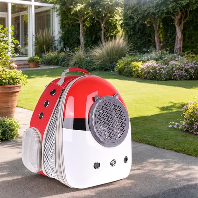 Front Expandable Cat Backpack Carrier Large Cat Backpack Fits Up to 20 lbs, Backpack for Cats Kitten Small Puppy, Airline Approved Cat Bubble Backpack, Space Capsule Astronaut Backpack Carrier