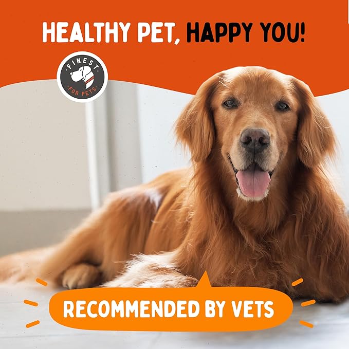 Rejenease Liquid Glucosamine for Dogs with Chondroitin, MSM & Hyaluronic Acid – Finest For Pets Hip & Joint Supplement for Dog Joint Support, Mobility, Stiffness & Pain Relief (32 oz, Made in USA)