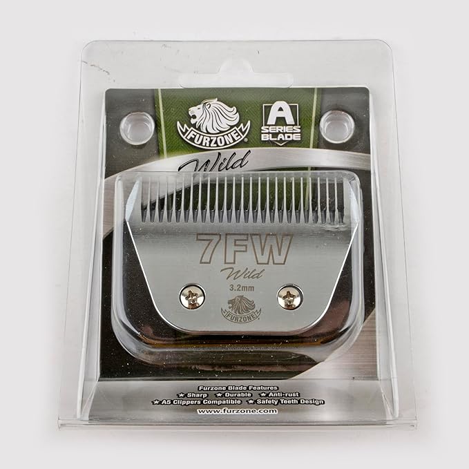 7FW 1/8" - 7F Wide Blade for Dog Grooming, Made of Extra Durable Japanese Steel, Compatible with Most Andis, Oster, Wahl A5 Clippers