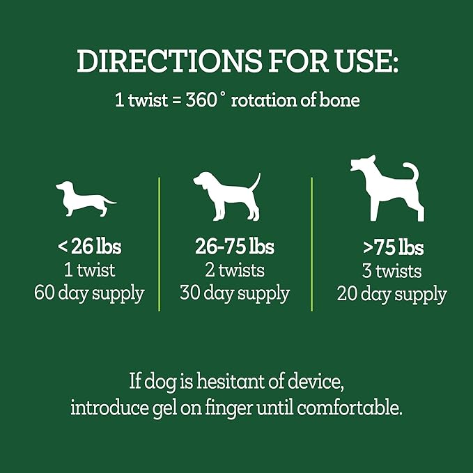 Twist + Lick Hip & Joint Supplement for Dogs 2.3 oz