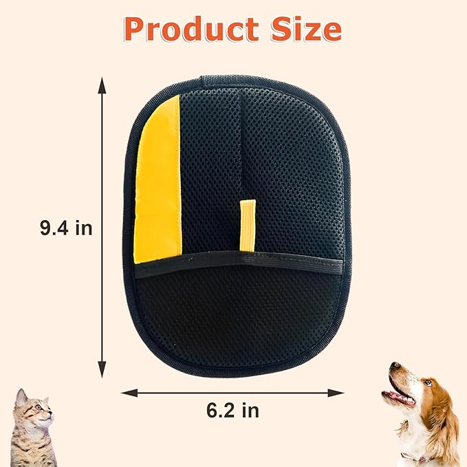 2025 Upgraded Pet Hair Remover Glove for Cats & Dogs, 3 PCS Electrostatic Gloves Pet Hair Removal, Reusable Pet Hair Removal Glove, Efficient Pet Grooming Gloves