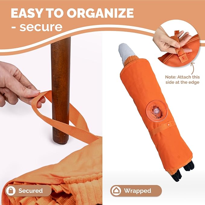 POPUPJOYS Durable Hide & Seek Snuffle Mat for Dogs, 2-in-1 Enrichment Puzzle Toy with Detachable Tail & Squeaker, Adjustable Difficulty Level with Suction, Machine Washable, Gift-Ready (Fox)