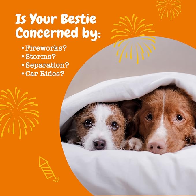 Zesty Paws Calming Chews for Dogs - for Everyday Stress, Relaxation, Composure, and Separation Turkey 90 Count