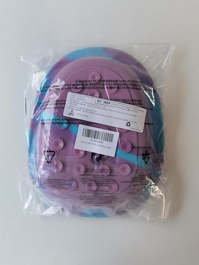 Interactive Dog&Cat Lick Mat Bowls, BPA-Free Silicone Dog Slow Feeder Bowl with Suction Cups, Non Slip Food Bowl for Dogs and Cats, Reduces Boredom and Anxiety, Dishwasher Safe, Blueberry