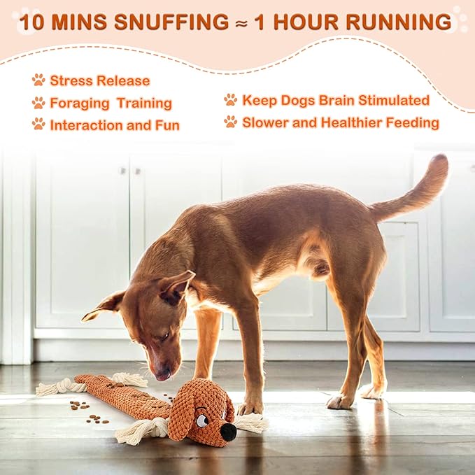 Dog Toys,Squeaky Dog Chew Toy with Crinkle Paper,Interactive Tough Plush Rope Toys for Small Medium Large Dogs with Gift Boxes